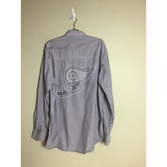 LRG Mens Long Sleeve Striped Button Down Shirt Sz 3XL EUC Trendy Streetwear - Picture 4 of 14